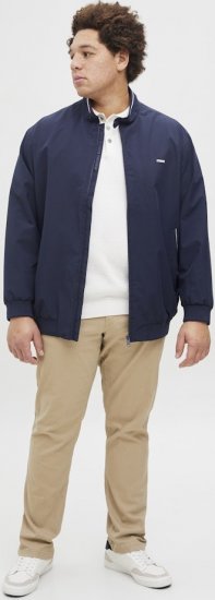 Jack & Jones Brad Bomber Jacket Seaborne - Bundy - Bundy Nadmerné Veľkosti 2XL-8XL
