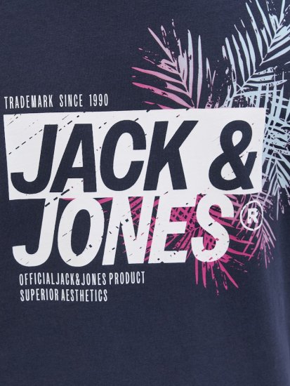  Jack & Jones Jaxon Crew Neck T-Shirt Sky Captain - Tričká - Nadrozmerné tričká - 2XL-14XL