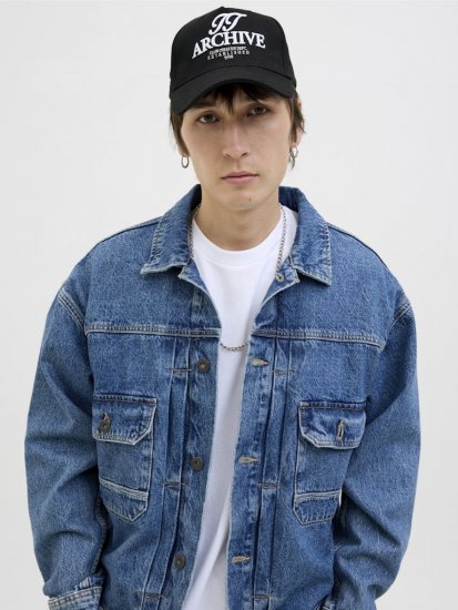 Jack & Jones Frame Haines Cap Black - Doplnky - 