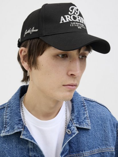 Jack & Jones Frame Haines Cap Black - Doplnky - 