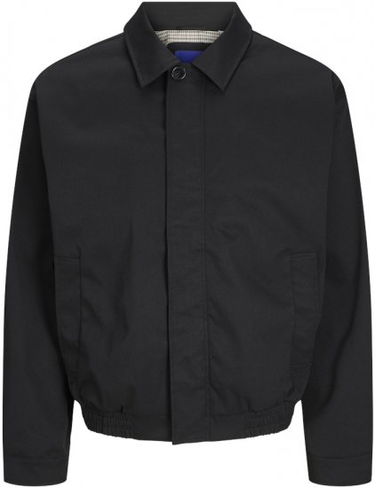 Jack & Jones Rislington Jacket Black - Bundy - Bundy Nadmerné Veľkosti 2XL-8XL