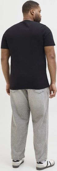 Jack & Jones Anatomy Skull Crew Neck T-Shirt Black - Tričká - Nadrozmerné tričká - 2XL-14XL