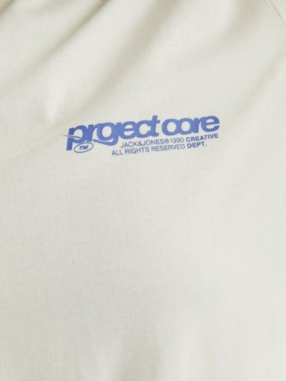 Jack & Jones Union Front & Back Print Crew Neck T-Shirt Yellow - Tričká - Nadrozmerné tričká - 2XL-14XL