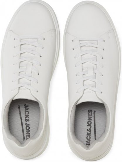 Jack & Jones Stockholm Leather Sneakers Bright White/Leather - Pánske topánky 40-52 - 