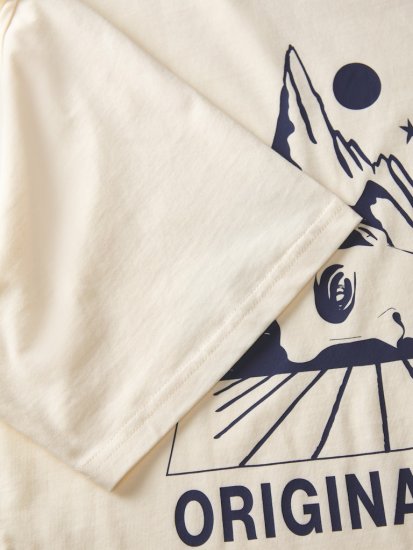 Jack & Jones Bellagio Collage Crew Neck T-Shirt Antique White - Tričká - Nadrozmerné tričká - 2XL-14XL