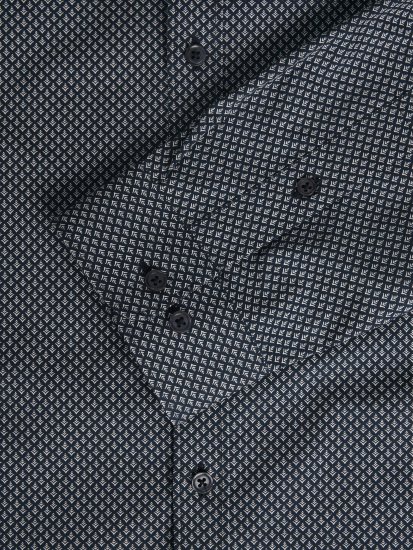 Jack & Jones JPRBLACARDIFF Print LS Shirt Navy - Košele - Košele 2XL-10XL