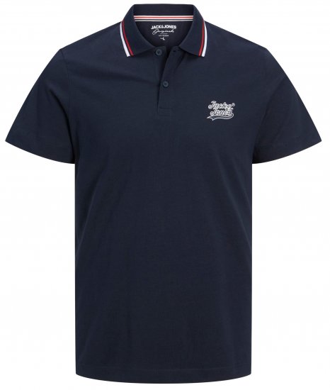 Jack & Jones JORTREVOR Polo Shirt Navy Blazer - Polokošele - Polokošele 2XL-8XL