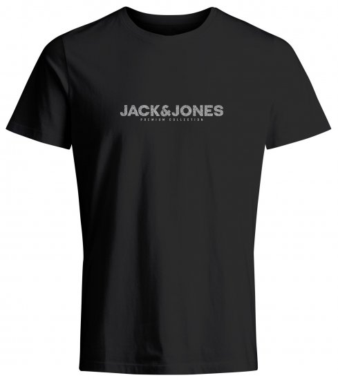 Jack & Jones JPRBLABOOSTER T-Shirt Black - Tričká - Nadrozmerné tričká - 2XL-14XL