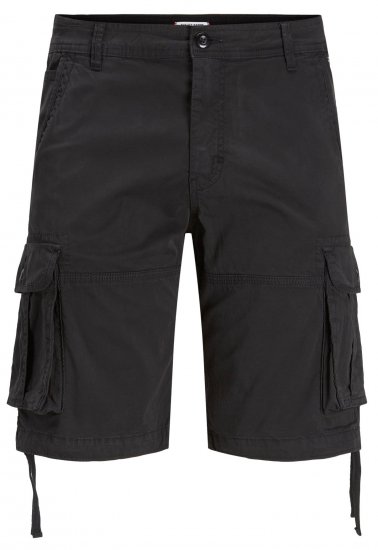 jack & Jones JPSTZEUS Cargo Shorts Black - Šortky - Šortky W40-W60