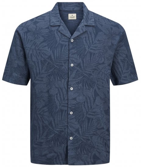Jack & Jones JPRBLUNAEL SS Resort Polo Dark Denim - Polokošele - Polokošele 2XL-8XL