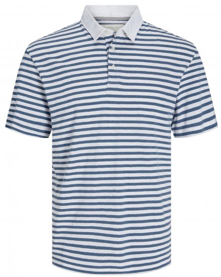 Jack & Jones JPRCC Soft Linen Blend Polo Bright White - Polokošele - Polokošele 2XL-8XL