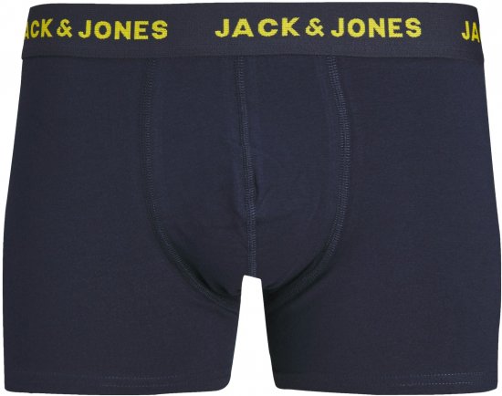 Jack & Jones JACPINK FLAMINGO TRUNKS 5 PACK Navy Blazer - Spodná bielizeň - Spodné Prádlo 2XL-8XL