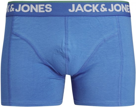 Jack & Jones JACPINEAPPLE SKULL TRUNKS 3 PACK Palace Blue - Spodná bielizeň - Spodné Prádlo 2XL-8XL