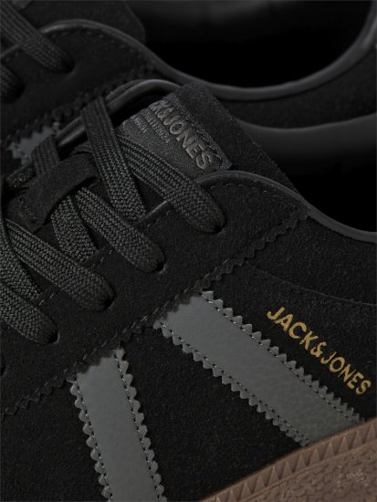 Jack & Jones Kirk International Campaign Sneakers Black/Asphalt - Pánske topánky 40-52 - 