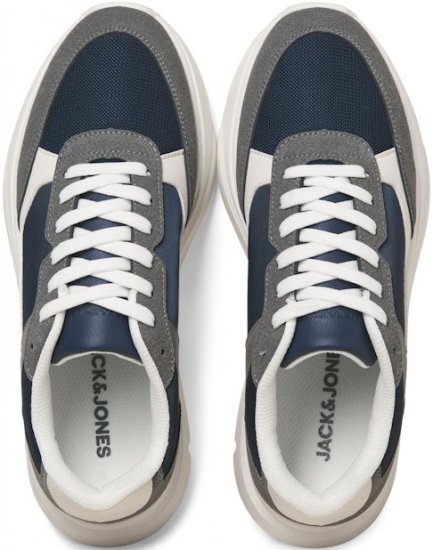 Jack & Jones Waspire Sneakers Grey/NAVY BLAZER - Pánske topánky 40-52 - 