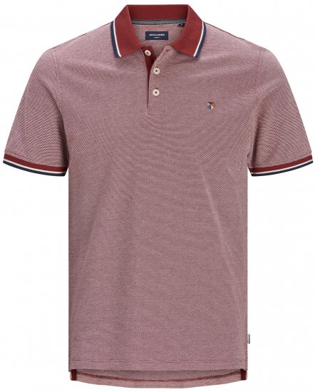 Jack & Jones JPRBLUWIN Polo Red Dahlia - Polokošele - Polokošele 2XL-8XL