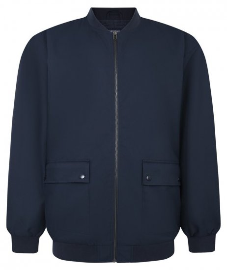 Espionage JT125 Prešívaná bunda námornícka modrá - Bundy - Bundy Nadmerné Veľkosti 2XL-8XL