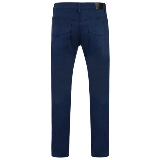 Kam Jeans Alba 5-pocket Stretch Chinos Navy TALL SIZES - PÁNSKE OBLEČENIE MT-6XLT - Veľkosti pre VYSOKÝCH