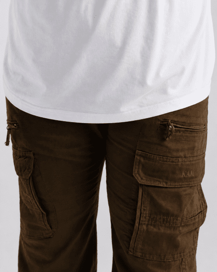 Kam Jeans Cargo pants Khaki - Džínsy & nohavice - Džínsy a Nohavice - W40-W70