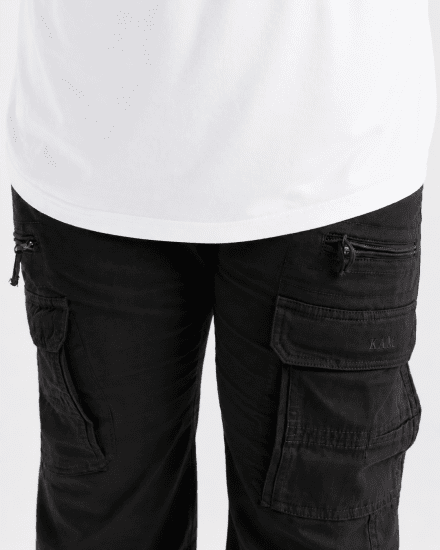 Kam Jeans Cargo pants Black - Džínsy & nohavice - Džínsy a Nohavice - W40-W70