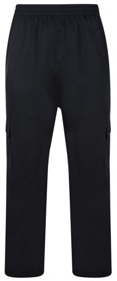 Kam Jeans Cargopocket Joggers "Lightweight" Black - Tepláky & teplákové kraťasy - Tepláky & Teplákové kraťasy - 2XL-12XL