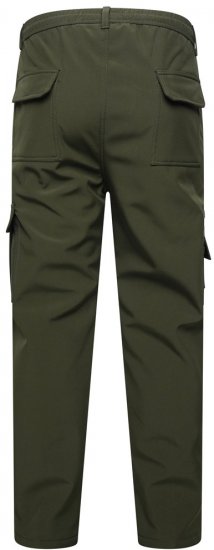 Kam Jeans 245 soft shell elastické nohavice khaki - Džínsy & nohavice - Džínsy a Nohavice - W40-W70