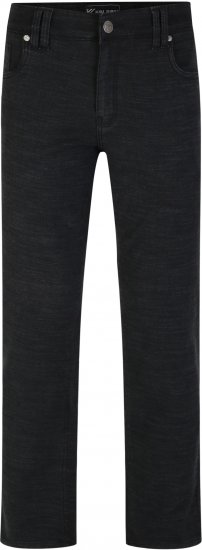 Kam Jeans 264 Slub Weave 5 Pocket Stretch Pants Charcoal - Džínsy & nohavice - Džínsy a Nohavice - W40-W70