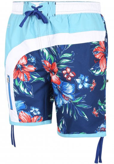 Kam Jeans 3003 Floral Panel Board Swimshorts - Spodná bielizeň - Spodné Prádlo 2XL-8XL