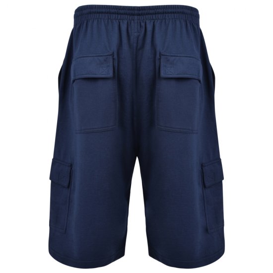 Kam Jeans Cargo Joggers shorts Navy - Tepláky & teplákové kraťasy - Tepláky & Teplákové kraťasy - 2XL-12XL