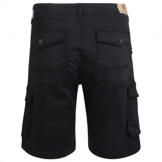 Kam Jeans 320 Cargoshorts Black - Šortky - Šortky W40-W60