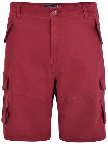 Kam Jeans 320 Cargoshorts Burgundy - Šortky - Šortky W40-W60