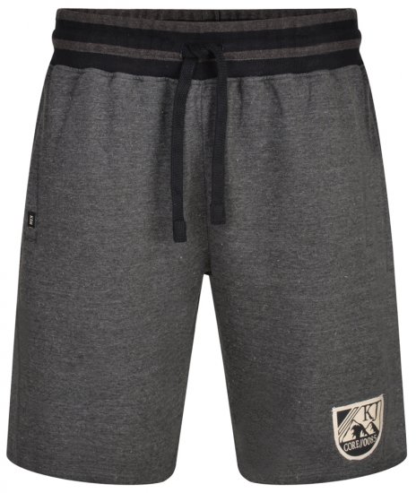 Kam Jeans 327 Jersey Shorts Charcoal - Tepláky & teplákové kraťasy - Tepláky & Teplákové kraťasy - 2XL-12XL