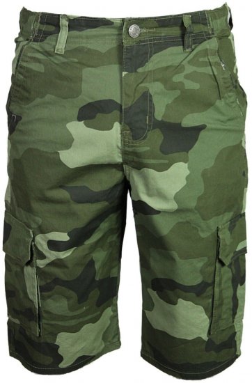 Kam Jeans 330 Cargoshorts Camo - Šortky - Šortky W40-W60