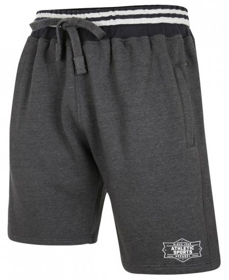 Kam Jeans 3301 Athletic Sports Jog Shorts Charcoal - Tepláky & teplákové kraťasy - Tepláky & Teplákové kraťasy - 2XL-12XL