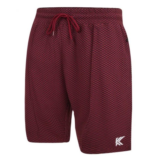 Kam Jeans 3305 Jaquard Mesh Shorts Burgundy - Tepláky & teplákové kraťasy - Tepláky & Teplákové kraťasy - 2XL-12XL