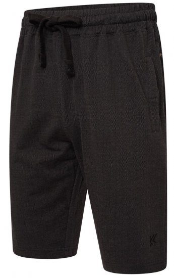 Kam Jeans 3307 Terry Herringbone Sweatshorts Charcoal - Tepláky & teplákové kraťasy - Tepláky & Teplákové kraťasy - 2XL-12XL