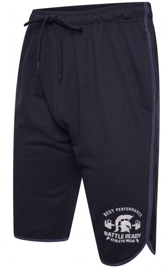 Kam Jeans 3308 Gym Jog Shorts Navy - Športové oblečenie - Sportovní Oblečení 2XL-10XL