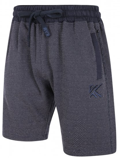 Kam Jeans 3310 Dobby Print Jog Shorts Indigo - Tepláky & teplákové kraťasy - Tepláky & Teplákové kraťasy - 2XL-12XL