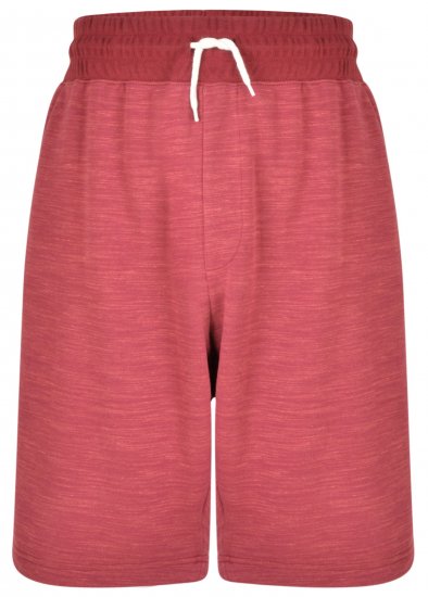Kam Jeans 331 Melange Jog Shorts Burgundy - Tepláky & teplákové kraťasy - Tepláky & Teplákové kraťasy - 2XL-12XL