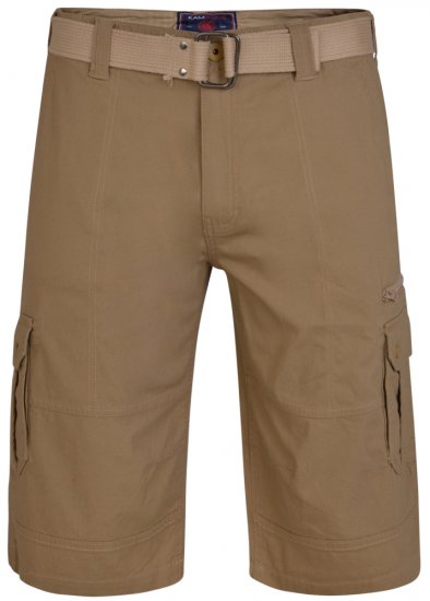 Kam Jeans 343 Cargoshorts Sand - Šortky - Šortky W40-W60