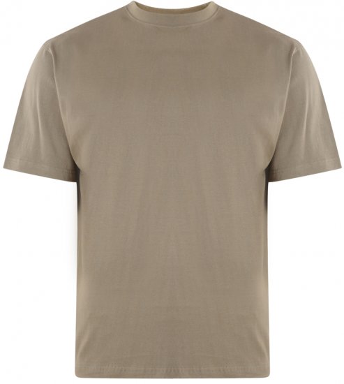 Kam Jeans T-shirt Olive - Tričká - Nadrozmerné tričká - 2XL-14XL
