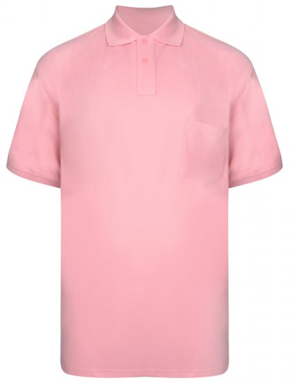 Kam Jeans Polo Pink - Polokošele - Polokošele 2XL-8XL