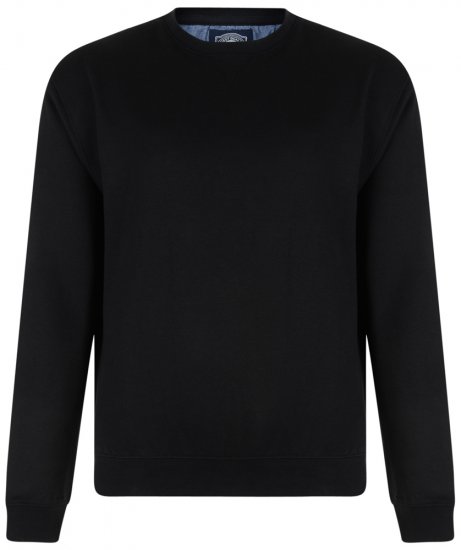 Kam Jeans Sweatshirt Black TALL SIZES - TALL-veľkosti - Veľkosti pre VYSOKÝCH