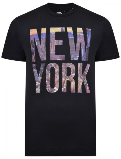 Kam Jeans 5257 T-shirt Navy - Tričká - Nadrozmerné tričká - 2XL-14XL