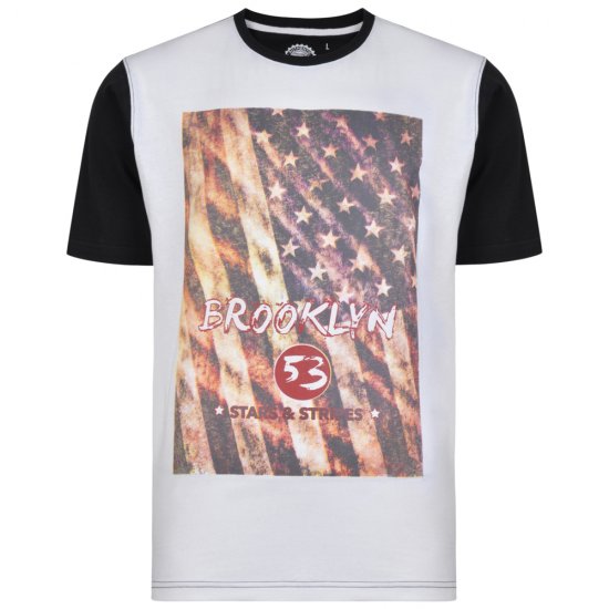 Kam Jeans 5259 T-shirt - Tričká - Nadrozmerné tričká - 2XL-14XL