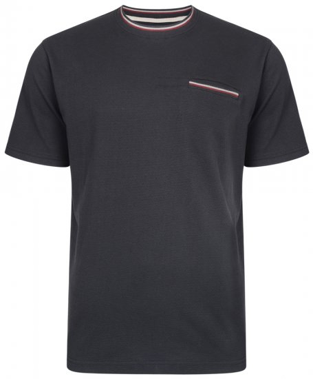 Kam Jeans 5285 T-shirt Black - Tričká - Nadrozmerné tričká - 2XL-14XL