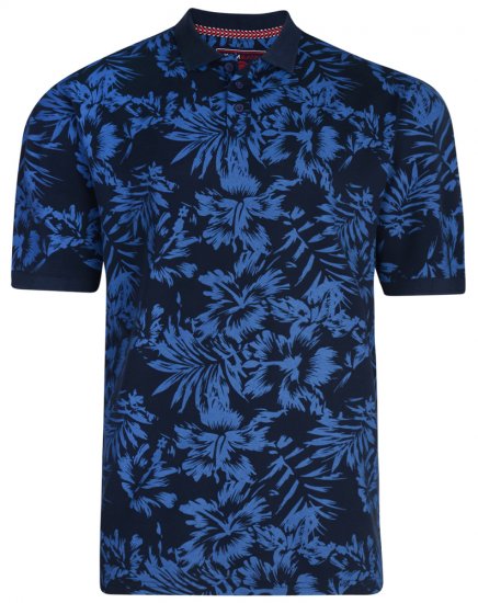 Kam Jeans 5295 Polo Navy - Polokošele - Polokošele 2XL-8XL