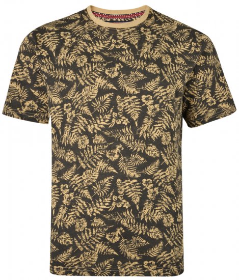 Kam Jeans 5305 T-shirt Charcoal - Tričká - Nadrozmerné tričká - 2XL-14XL