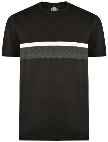 Kam Jeans 5307 T-shirt Black - Tričká - Nadrozmerné tričká - 2XL-14XL