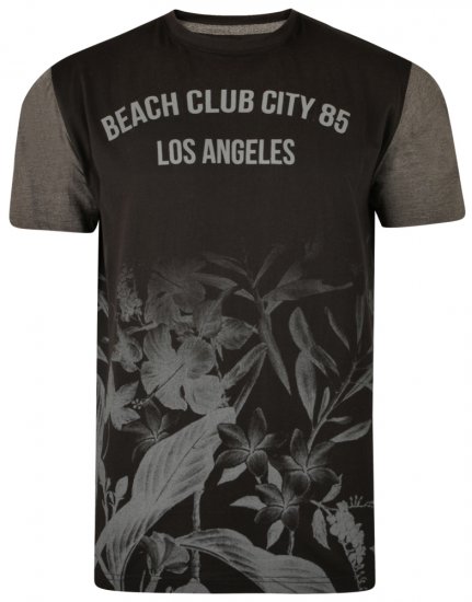Kam Jeans 5313 T-shirt Black - Tričká - Nadrozmerné tričká - 2XL-14XL
